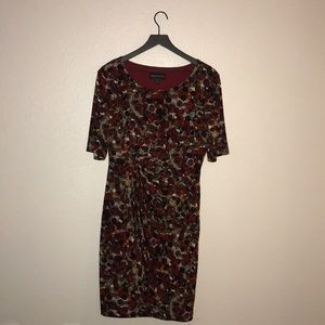Connected Cinched Waist Midi Dress